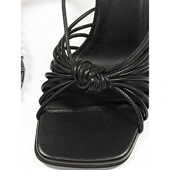 JW Anderson Women's Lamb Ankle Tie Chain High Heel Sandals Size 37 (MSRP $850) - Picture 7 of 12